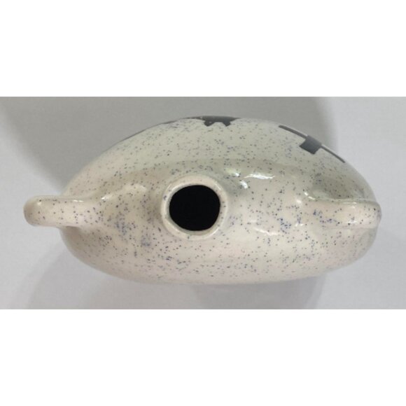 Cowboy Kneeling at Cross Western Horse Praying Religious Faith Pottery Vase - Picture 5 of 6